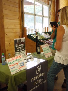 Tabling event at Volante Farms