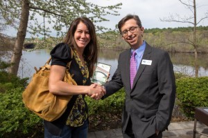 L-R: owner Stacy Madison with Chamber President Greg Reibman. Photo by Alex Jones.