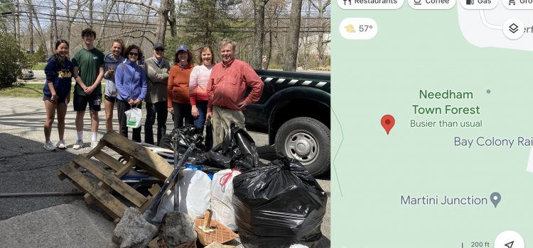 “Busier than usual” – Town Forest Earth Day cleanup