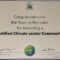 Needham Certified as Massachusetts Climate Leader Community